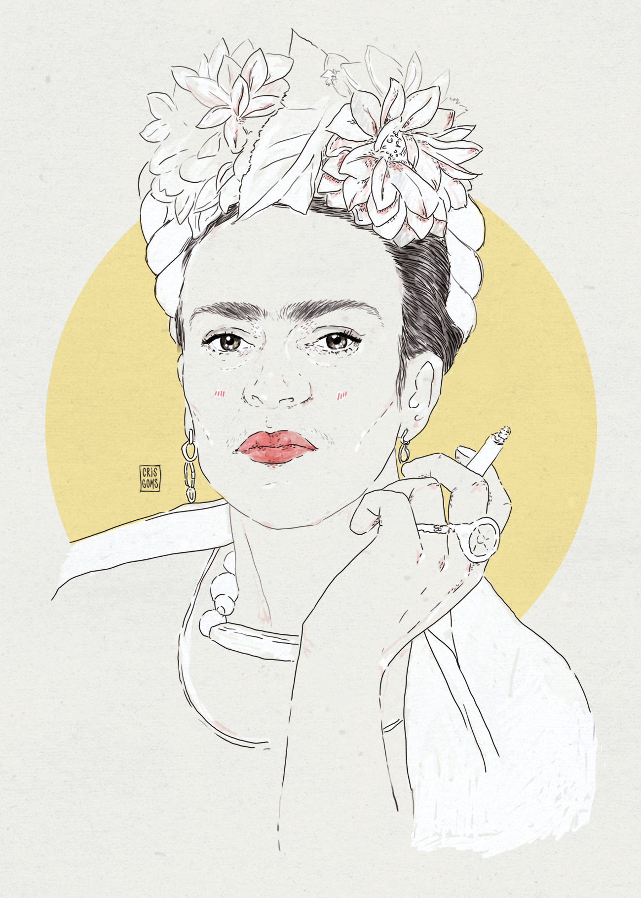 Postal Frida Kahlo, Kiva magazine