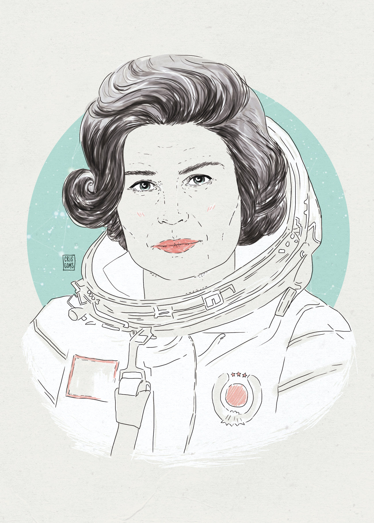 Postal Valentina Tereshkova, Kiva magazine